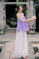 AY0003 - Áo yếm Organza Bích Động - Tím