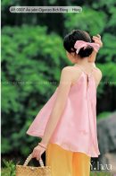 AY0007 - Áo yếm Organza Bích Động - Hồng